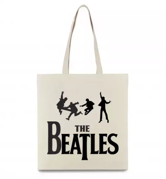 Эко-сумка THE BEATLES BOLD Бежевый фото