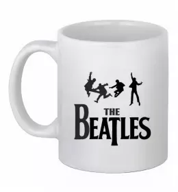 Чашка керамическая Гурт The Beatles Белый фото