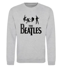 Свитшот The Beatles bold Серый меланж фото