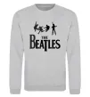 Свитшот The Beatles bold Серый меланж фото