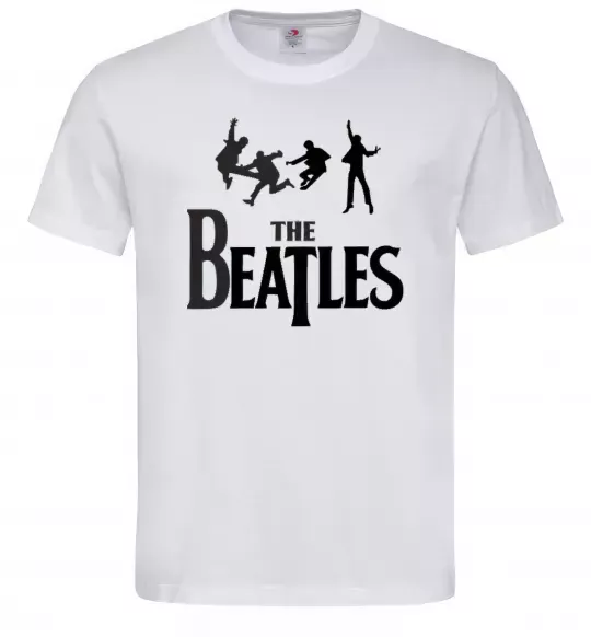 Чоловіча футболка THE BEATLES BOLD Білий фото