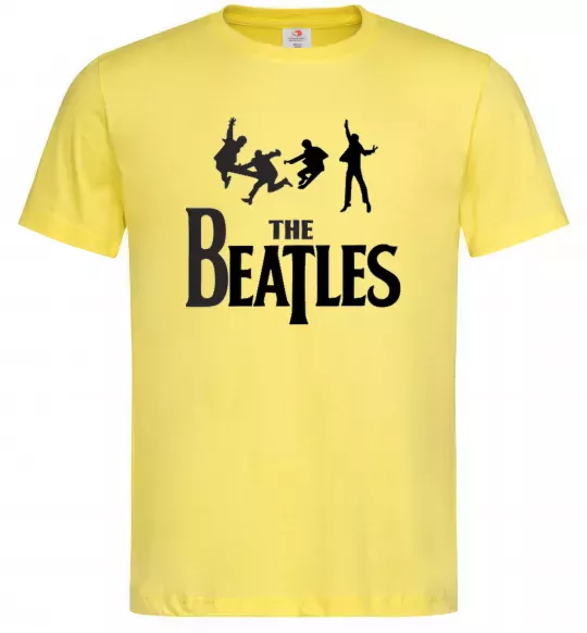 Чоловіча футболка THE BEATLES BOLD Лимонний фото