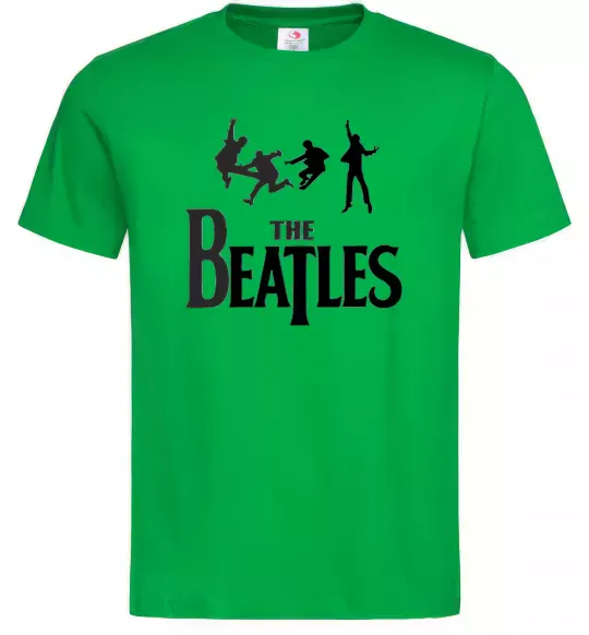 Чоловіча футболка THE BEATLES BOLD Зелений фото