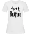 Женская футболка THE BEATLES BOLD Белый фото