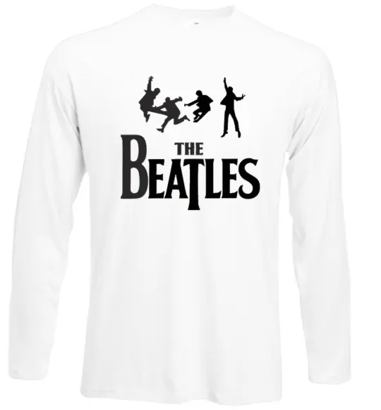 Лонгслив THE BEATLES BOLD Белый фото