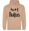 Чоловіча толстовка (худі) THE BEATLES BOLD Пісочний фото