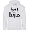 Жіноча толстовка (худі) THE BEATLES BOLD Сірий меланж фото