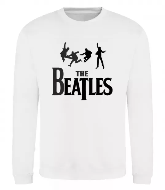 Світшот THE BEATLES BOLD Білий фото