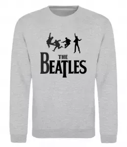 Світшот THE BEATLES BOLD Сірий меланж фото