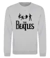 Світшот THE BEATLES BOLD Сірий меланж фото