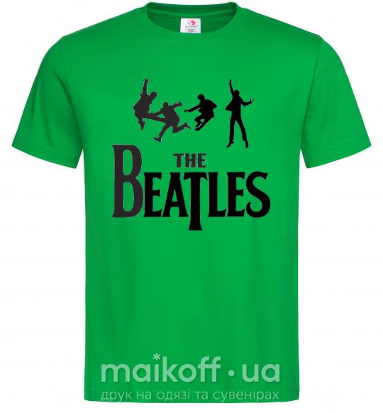 Мужская футболка THE BEATLES BOLD Зеленый фото
