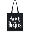 Эко-сумка THE BEATLES BOLD Черный фото