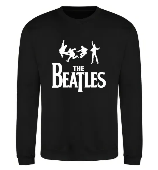 Свитшот The Beatles bold Черный фото