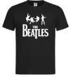 Чоловіча футболка THE BEATLES BOLD Чорний фото
