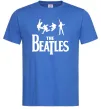 Чоловіча футболка THE BEATLES BOLD Яскраво-синій фото