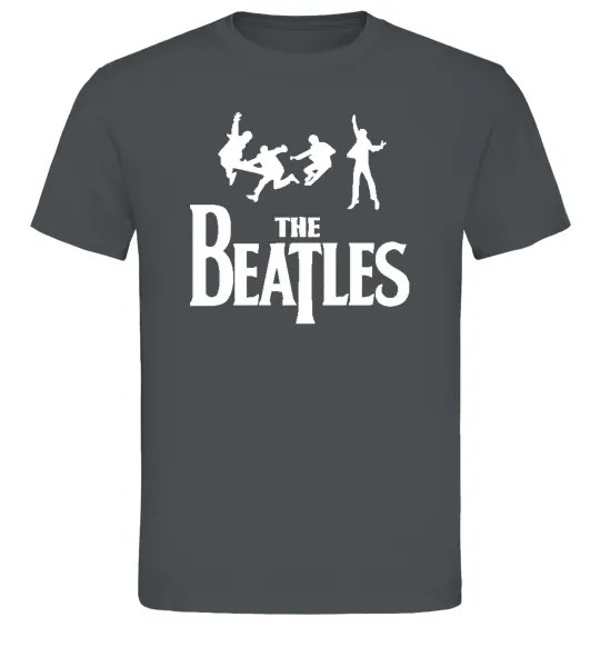 Чоловіча футболка THE BEATLES BOLD Графіт фото