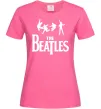 Женская футболка THE BEATLES BOLD Ярко-розовый фото