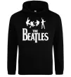 Чоловіча толстовка (худі) THE BEATLES BOLD Чорний фото