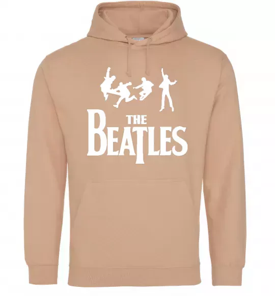 Жіноча толстовка (худі) THE BEATLES BOLD Пісочний фото