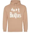 Жіноча толстовка (худі) THE BEATLES BOLD Пісочний фото