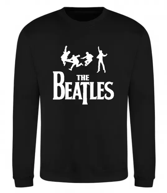 Світшот THE BEATLES BOLD Чорний фото