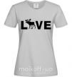 Женская футболка DEER LOVE Серый фото