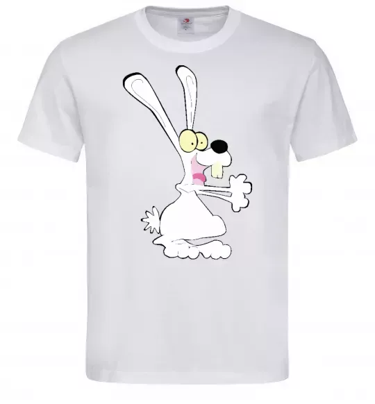 Мужская футболка ЗАЯЦ+ Белый фото