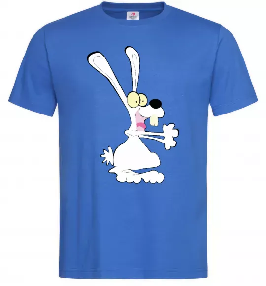 Мужская футболка ЗАЯЦ+ Ярко-синий фото