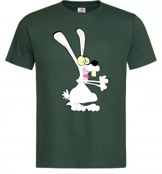 Мужская футболка ЗАЯЦ+ Темно-зеленый фото