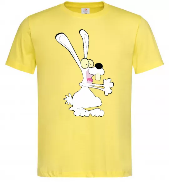 Мужская футболка ЗАЯЦ+ Лимонный фото
