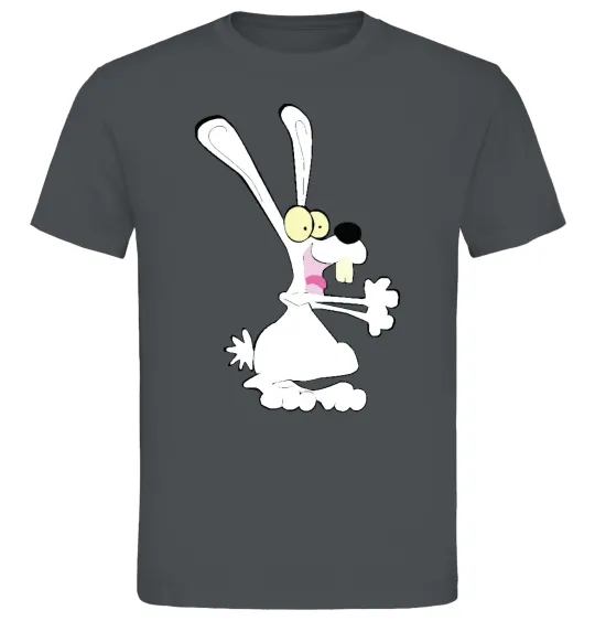 Мужская футболка ЗАЯЦ+ Графит фото