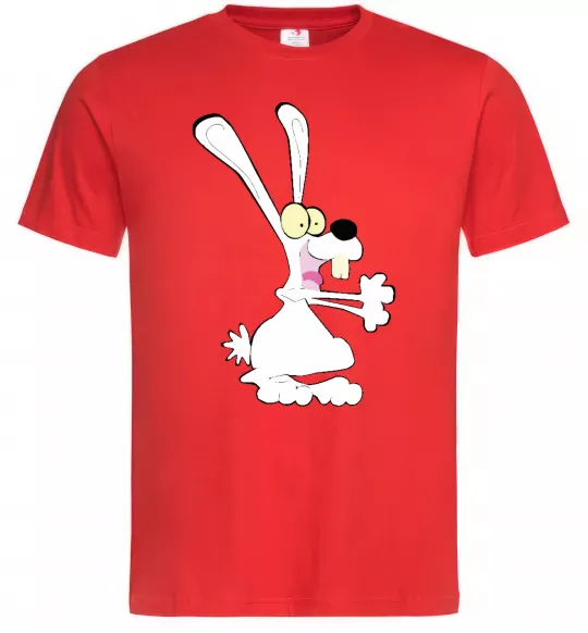 Мужская футболка ЗАЯЦ+ Красный фото