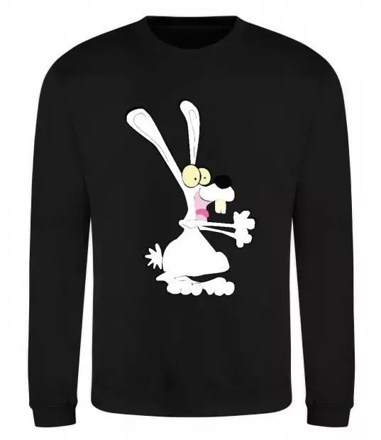 Свитшот ЗАЯЦ+ Черный фото