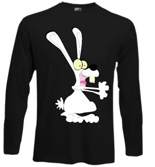 Лонгслив ЗАЯЦ+ Черный фото