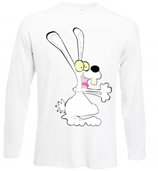 Лонгслив ЗАЯЦ+ Белый фото
