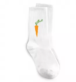 Носки +МОРКОВКА Белый фото