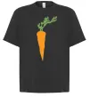 Футболка Оверсайз +МОРКОВКА Черный фото