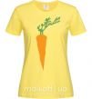 Женская футболка +МОРКОВКА Лимонный фото