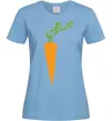 Женская футболка +МОРКОВКА Голубой Женская футболка +МОРКОВКА Голубой фото