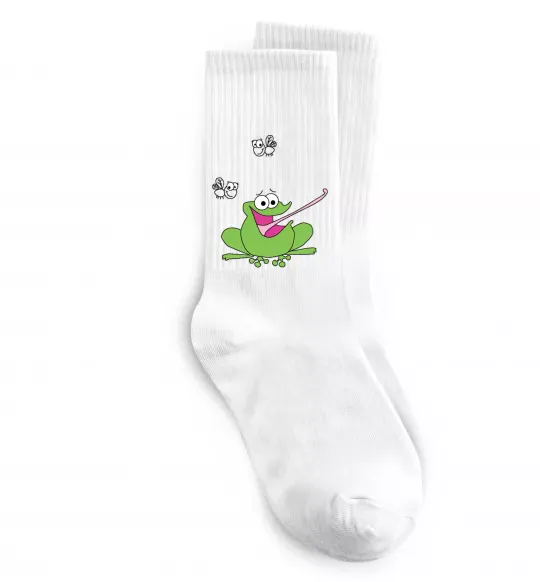 Носки ЛЯГУШКА+ Белый фото