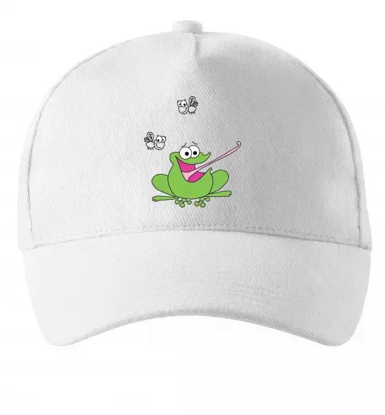 Кепка ЛЯГУШКА+ Белый фото