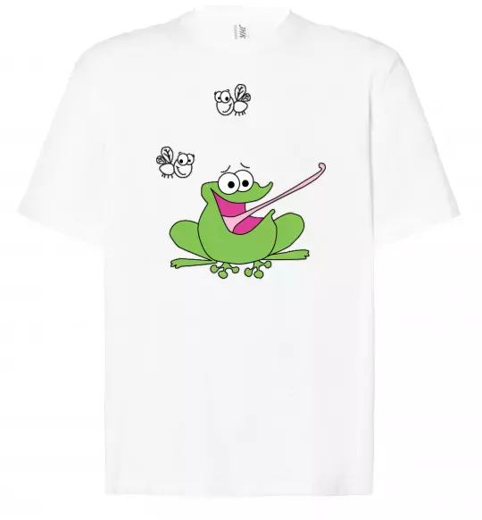 Футболка Оверсайз ЛЯГУШКА+ Белый фото