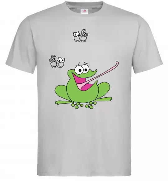 Мужская футболка ЛЯГУШКА+ Серый фото