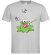 Мужская футболка ЛЯГУШКА+ Серый фото