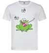 Мужская футболка ЛЯГУШКА+ Белый фото