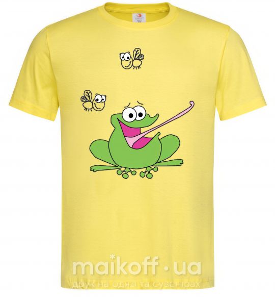 Мужская футболка ЛЯГУШКА+ Лимонный фото