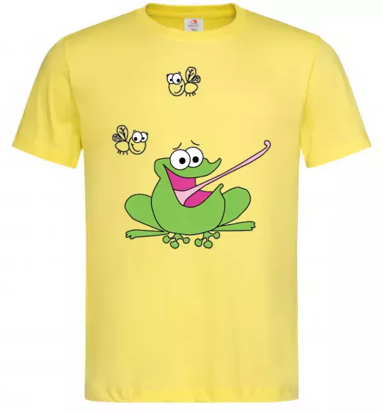 Мужская футболка ЛЯГУШКА+ Лимонный фото