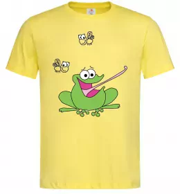 Мужская футболка ЛЯГУШКА+ Лимонный фото