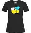 Женская футболка +ПЧЕЛКА Черный фото