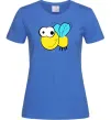 Женская футболка +ПЧЕЛКА Ярко-синий фото